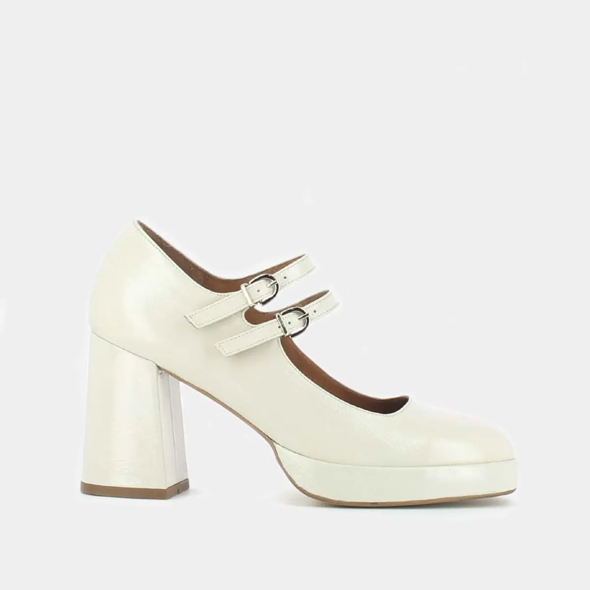 088- Verite Cuir Brillant Ecru