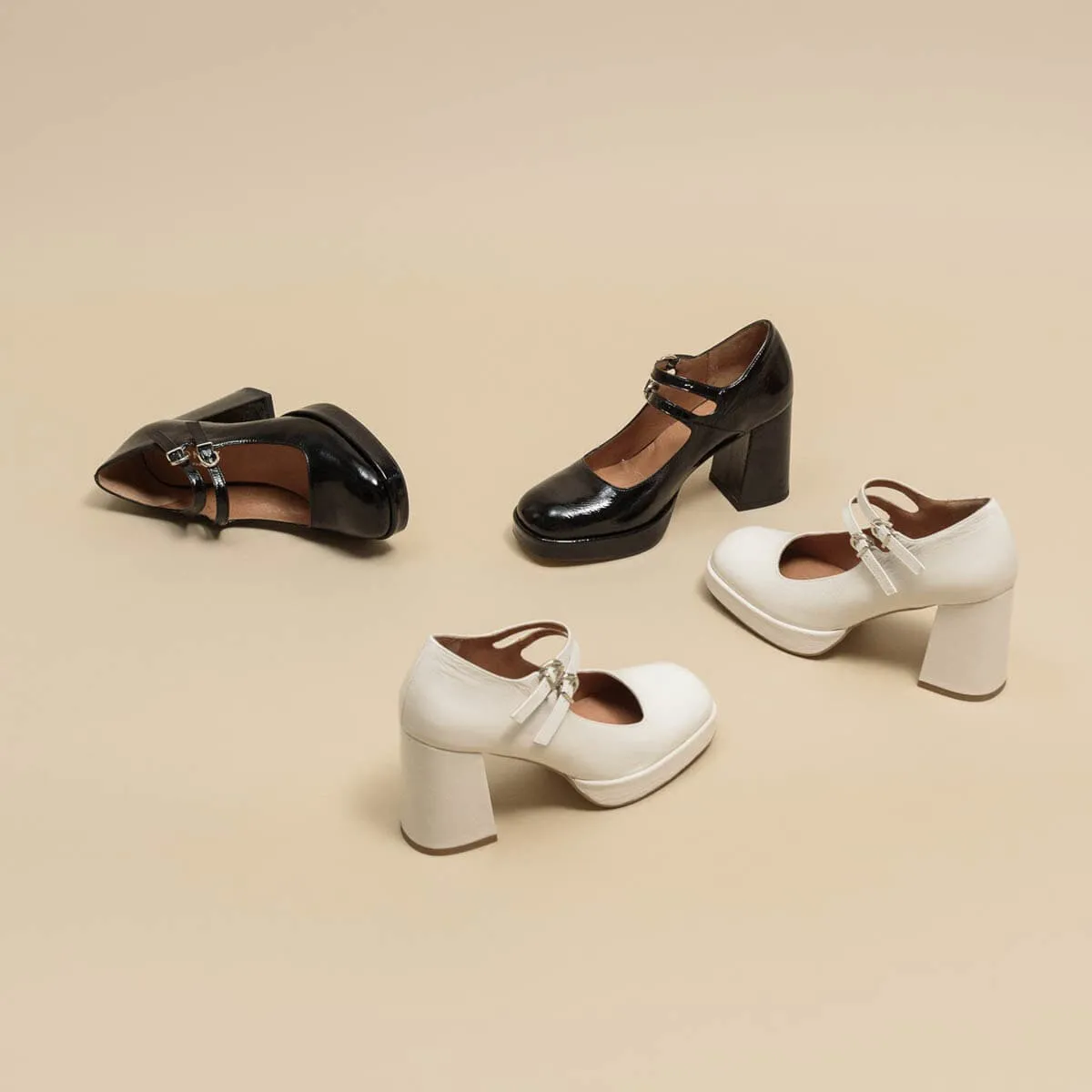 088- Verite Cuir Brillant Ecru