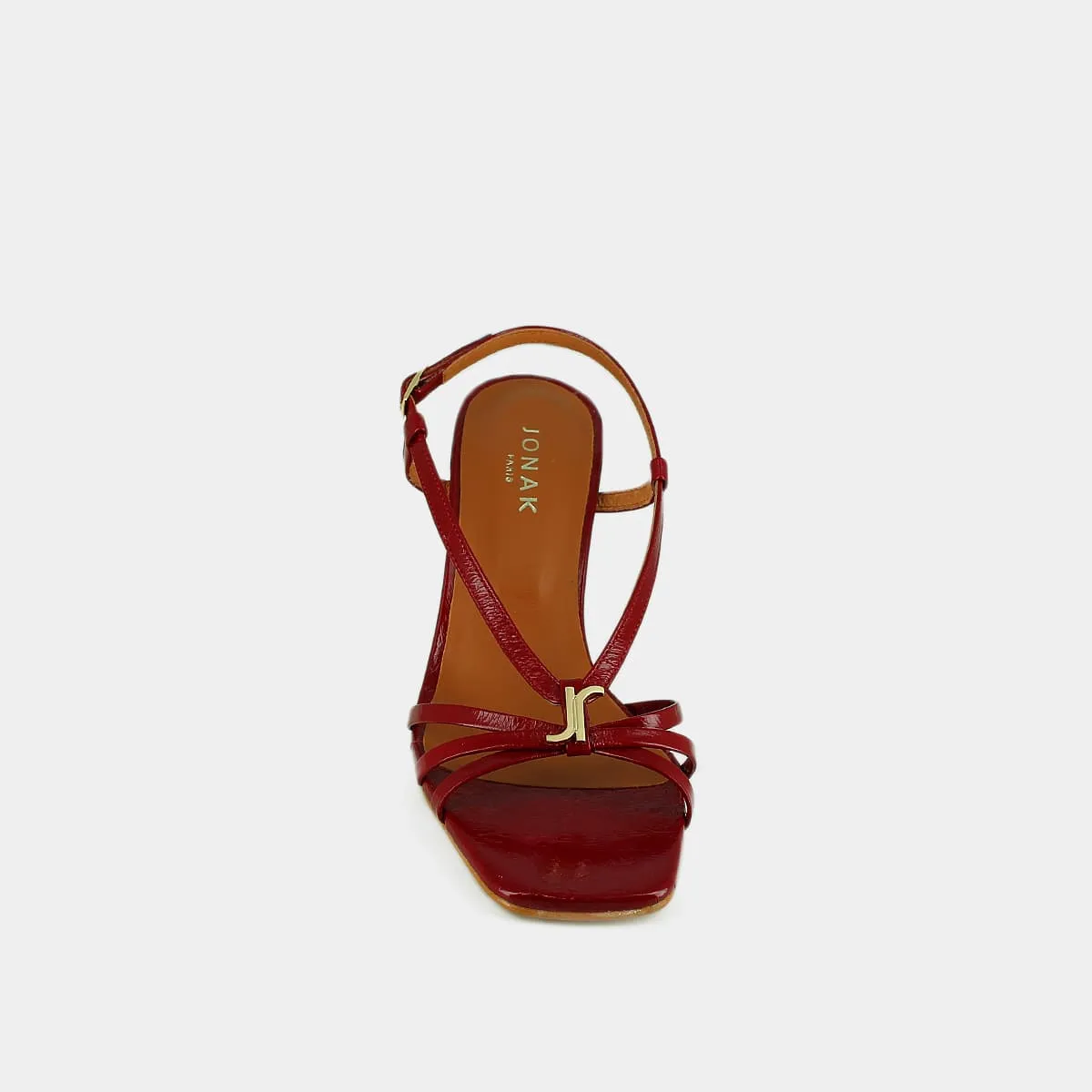 088- Voma Cuir Brillant Rouge-Carmin