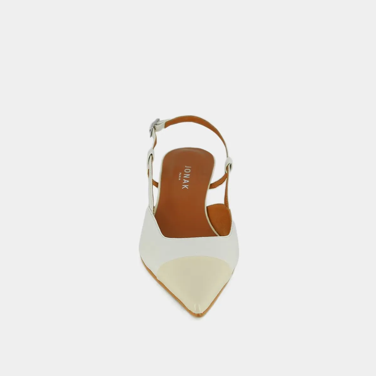 264- Dakara Vernis/cuir Ecru-ecru