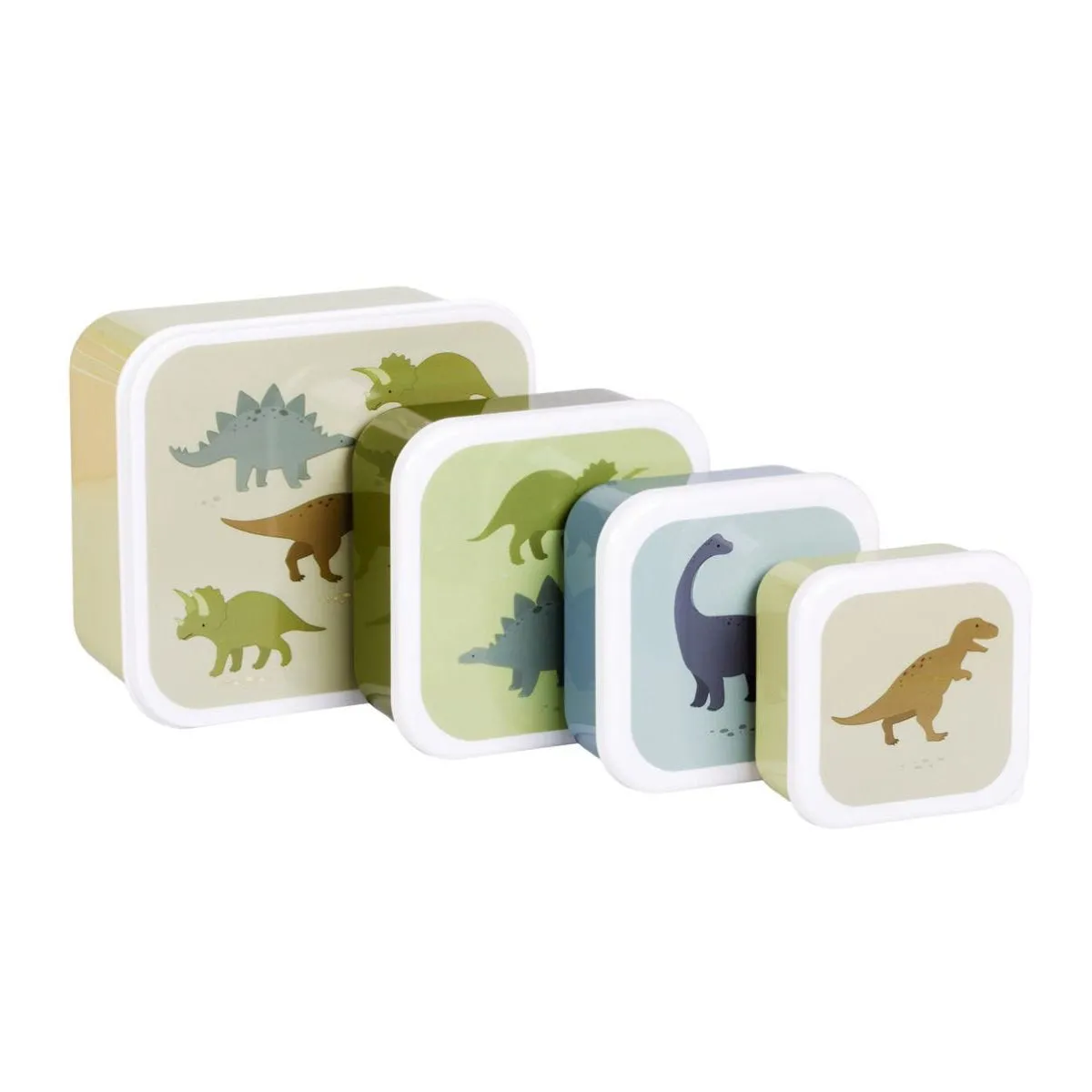 A Little Lovely Company Lunch & Snack Box Set: Dinosaurs