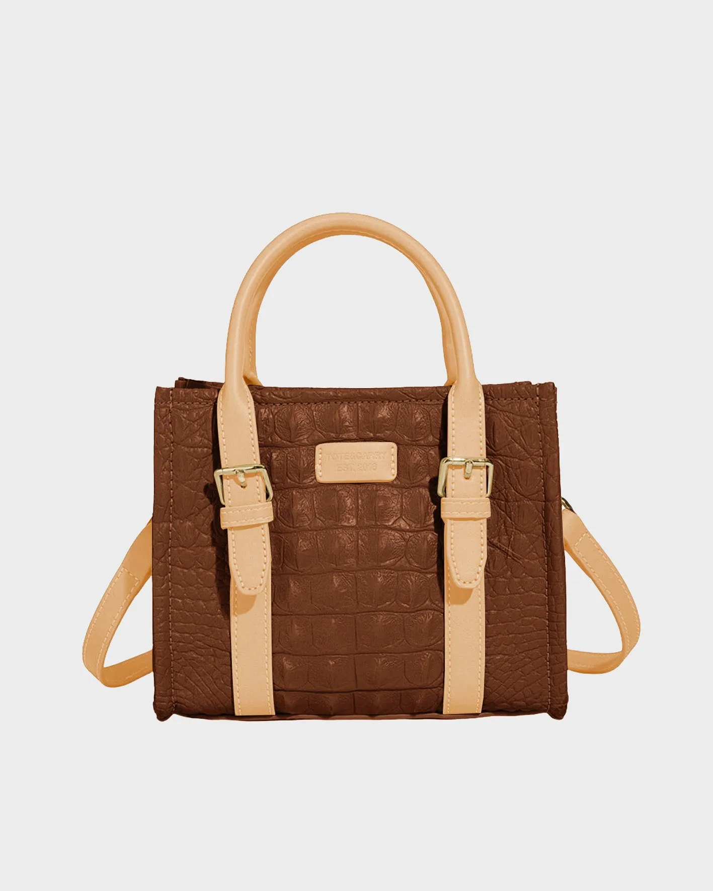 Apollo 2 Mini Tote Bag in Brown
