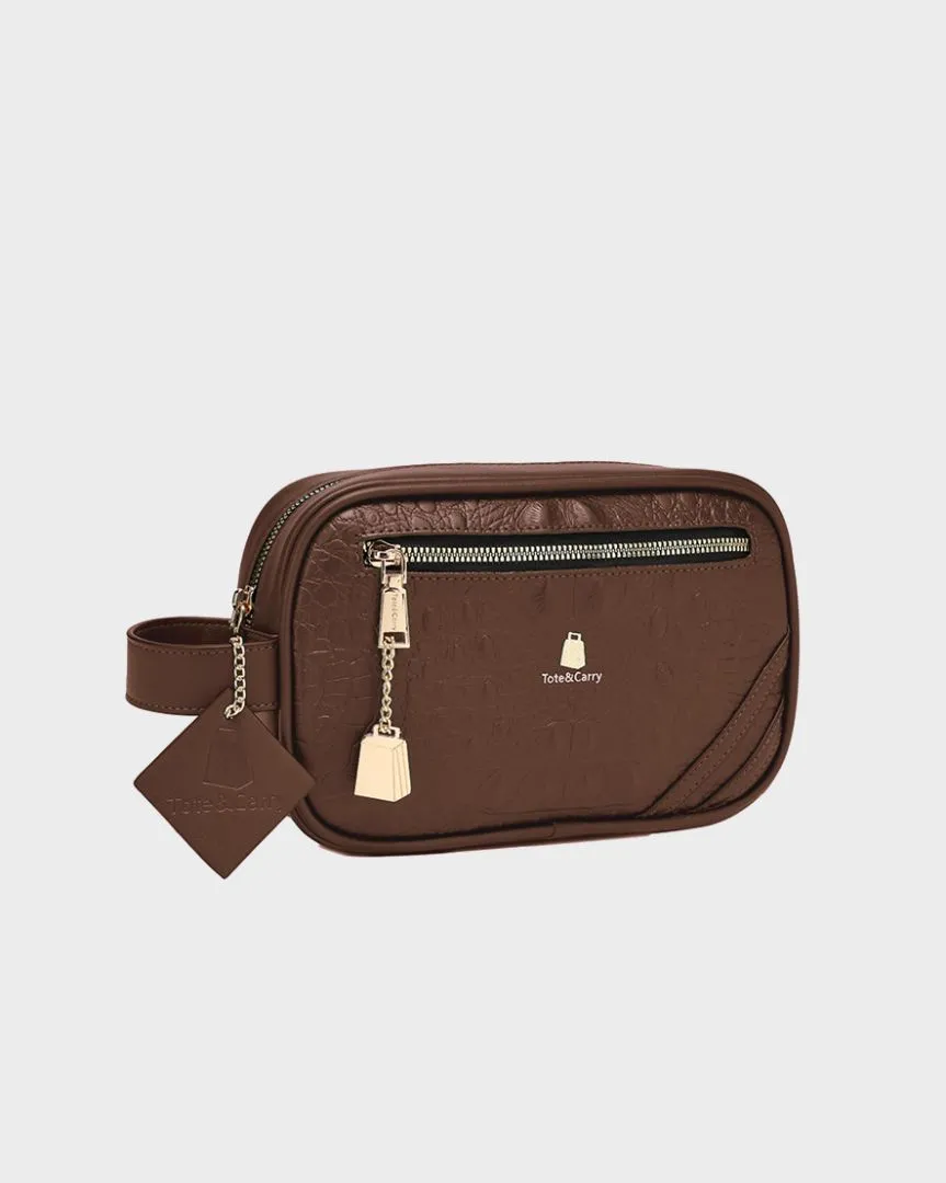 Apollo 2 Toiletry Bag in Chocolate
