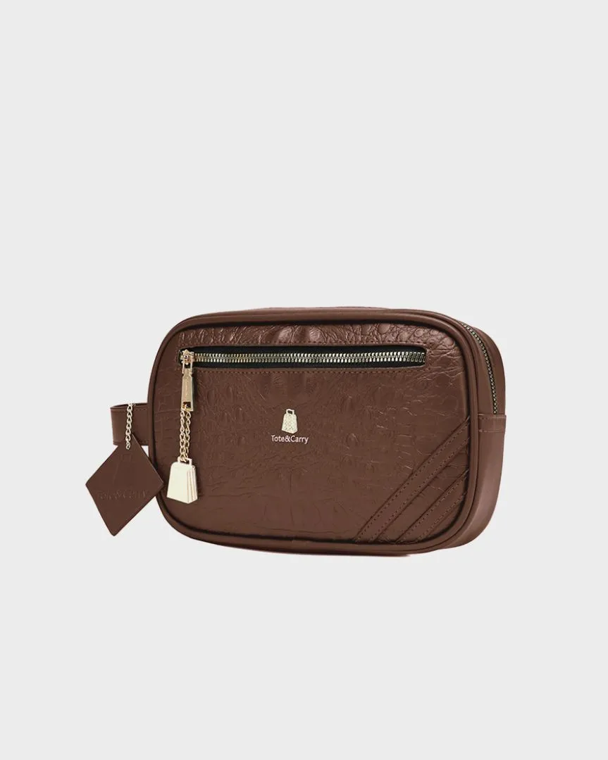 Apollo 2 Toiletry Bag in Chocolate