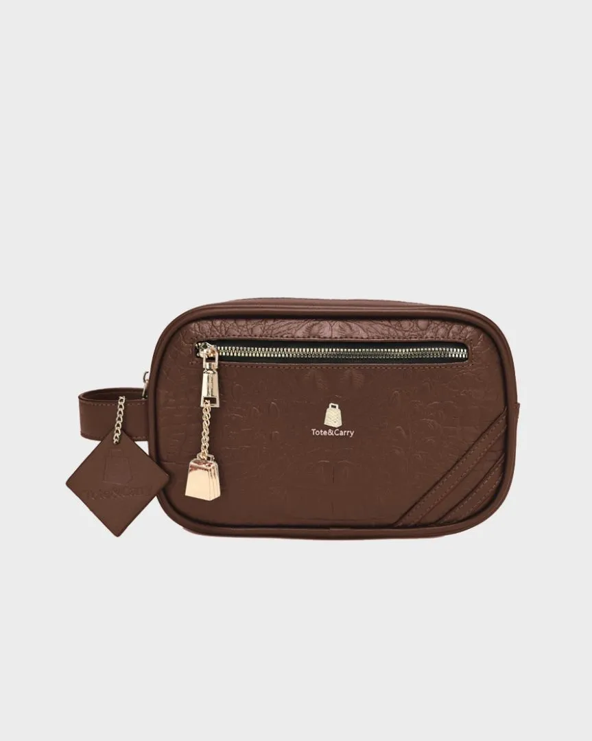 Apollo 2 Toiletry Bag in Chocolate