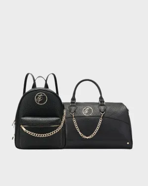 Aurelian Chain Travel Set in Black