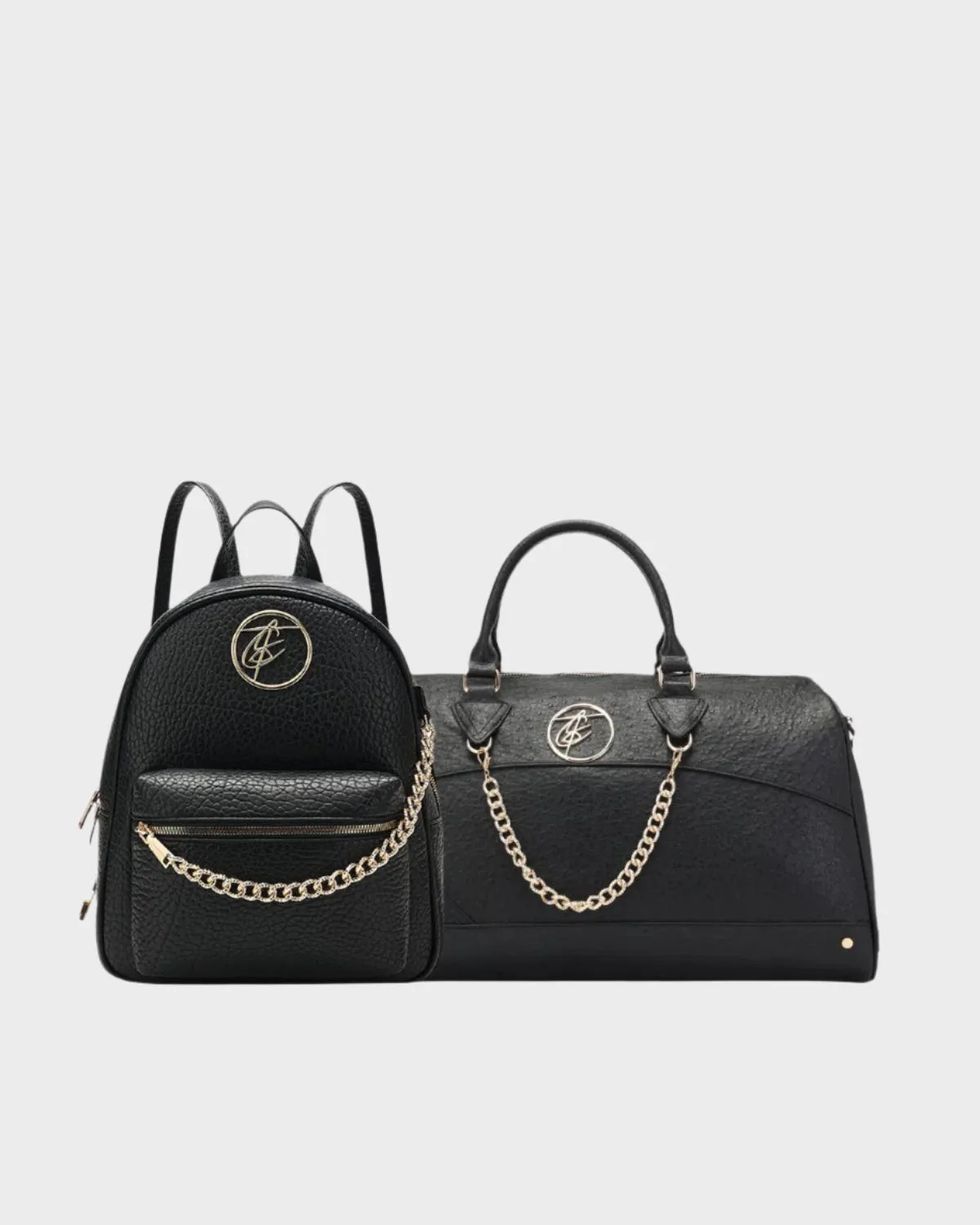 Aurelian Chain Travel Set in Black
