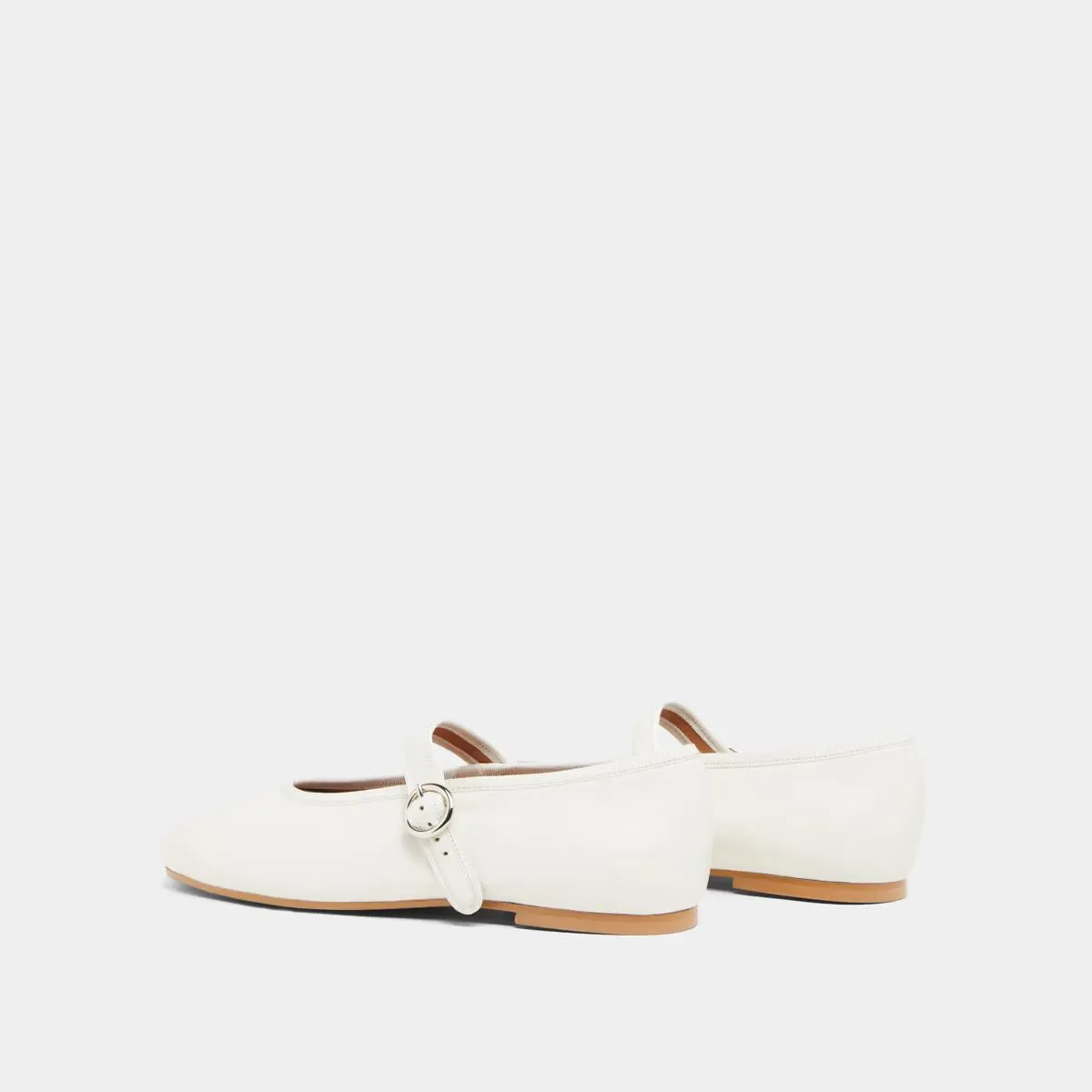 Ballerina Deesse Cuir Ecru