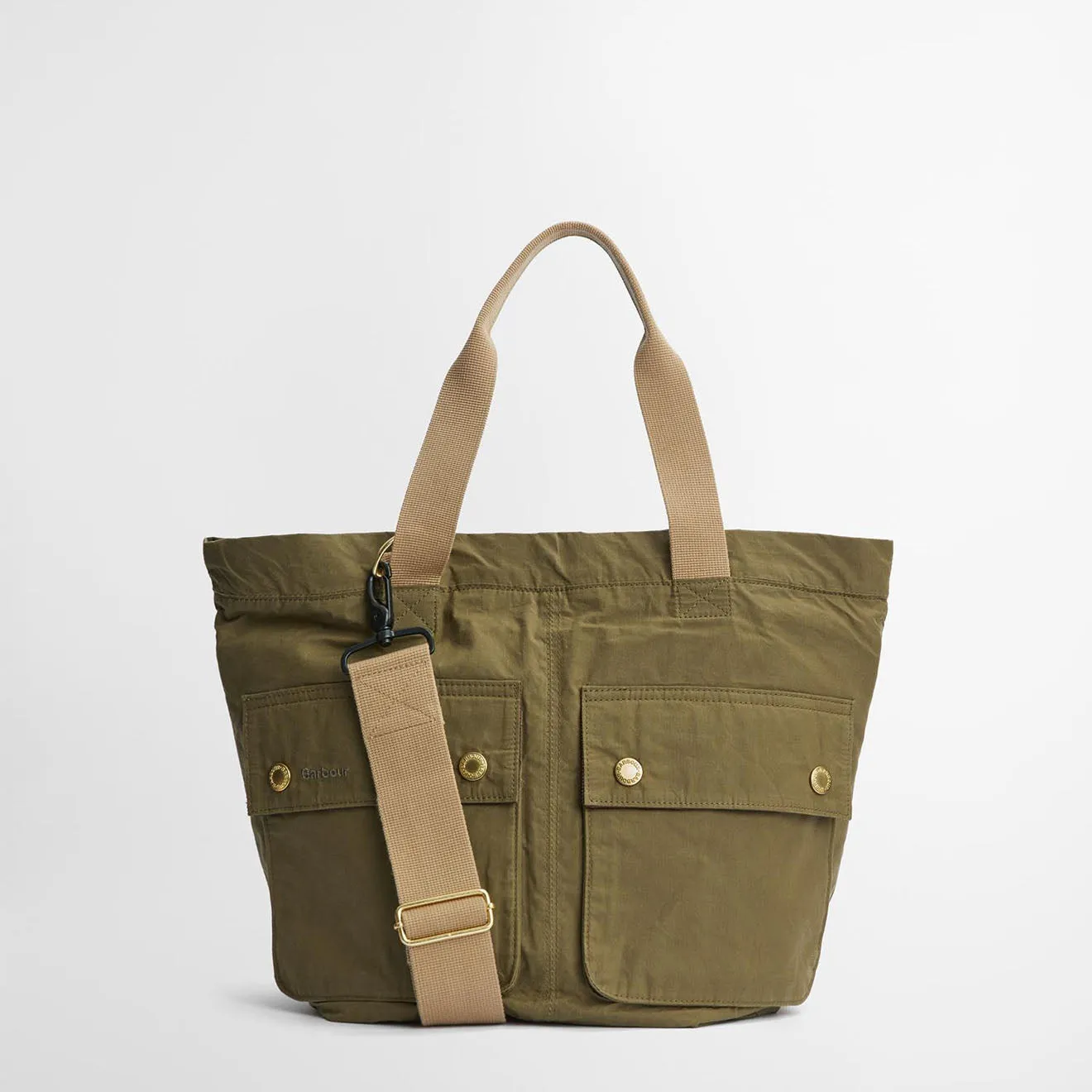 Barbour Transport Carry All Tote Bag Dusky Green