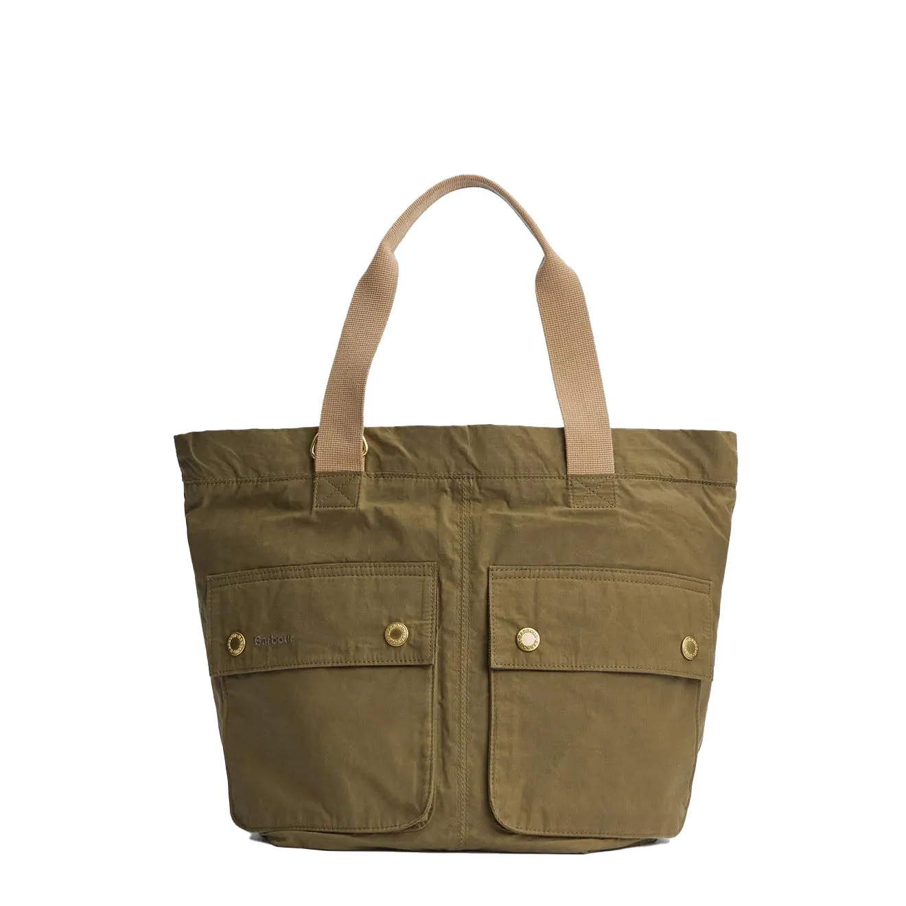Barbour Transport Carry All Tote Bag Dusky Green