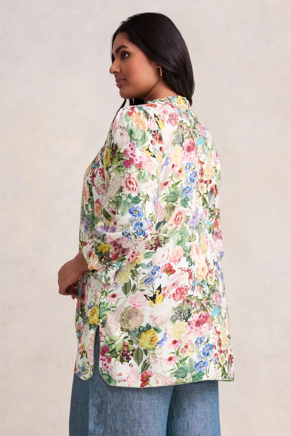Beaded Tassel Kaftan - Joie Print