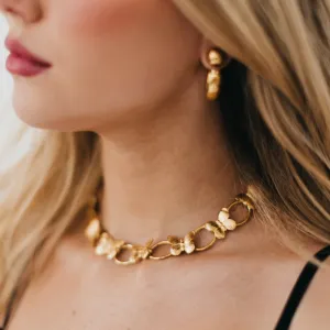 Beatrice Butterfly Chain Necklace - WATERPROOF