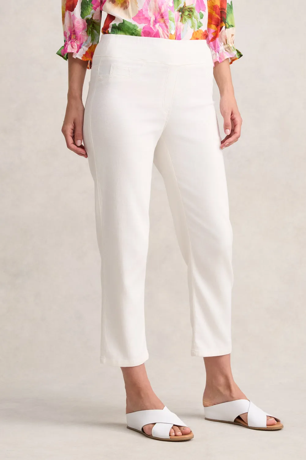 Bengajean® 7/8 Straight Leg - Cream