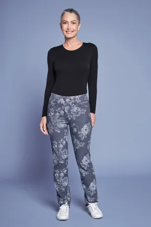 Bengajean® Jacquard Straight Leg - Floral Denim