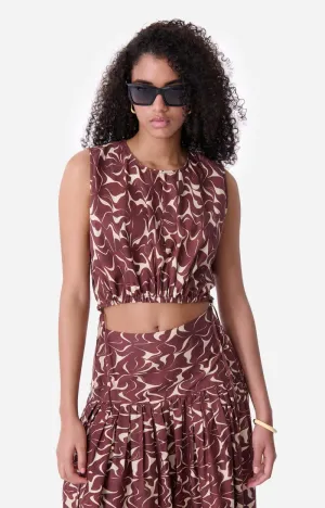 Blouse Callas 5eva48-v09038 Brun