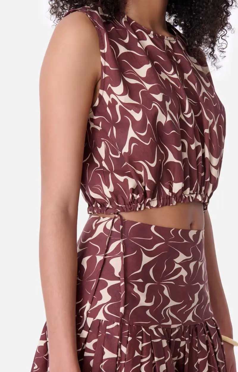 Blouse Callas 5eva48-v09038 Brun