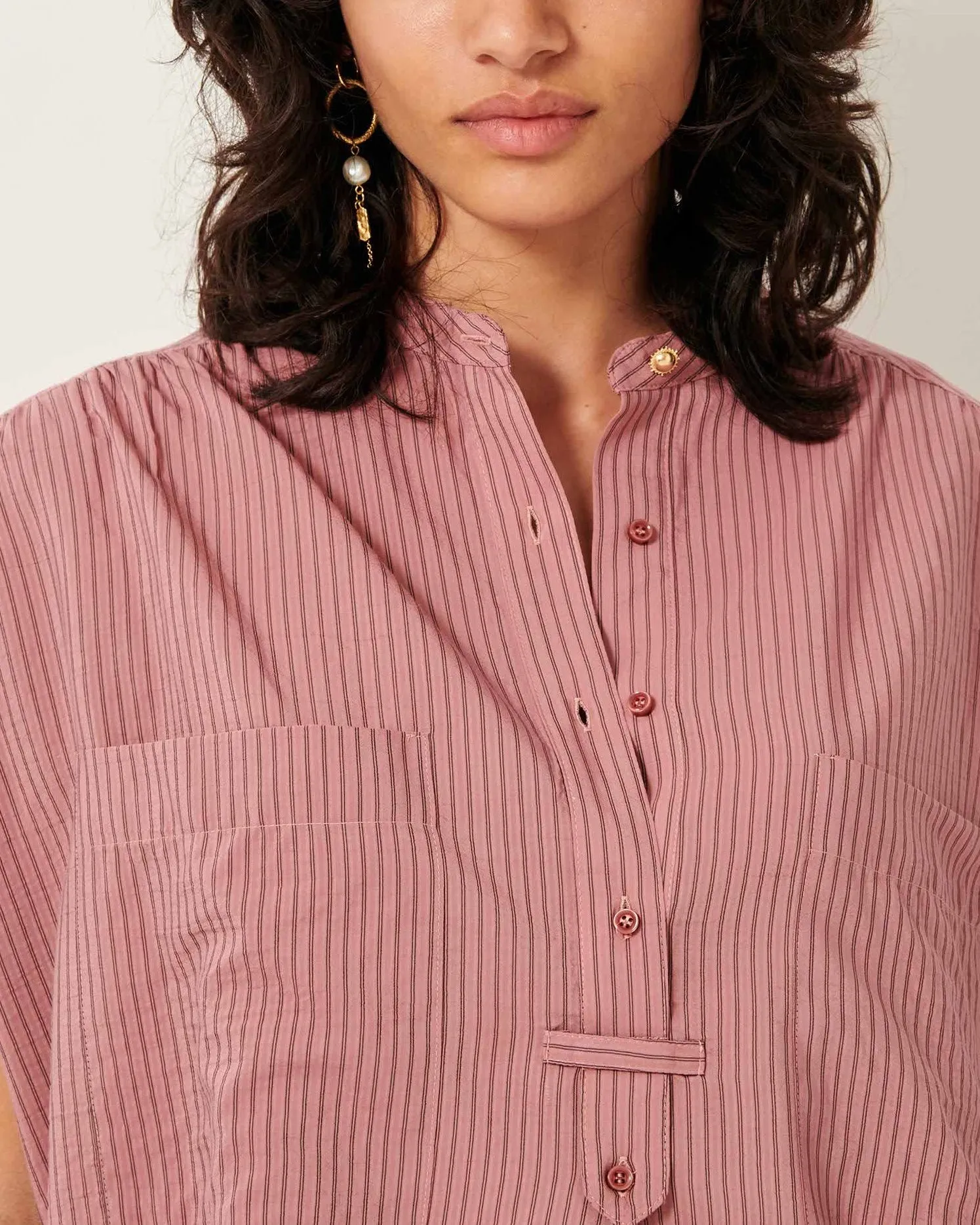 Blouse Camille Bois-De-Rose