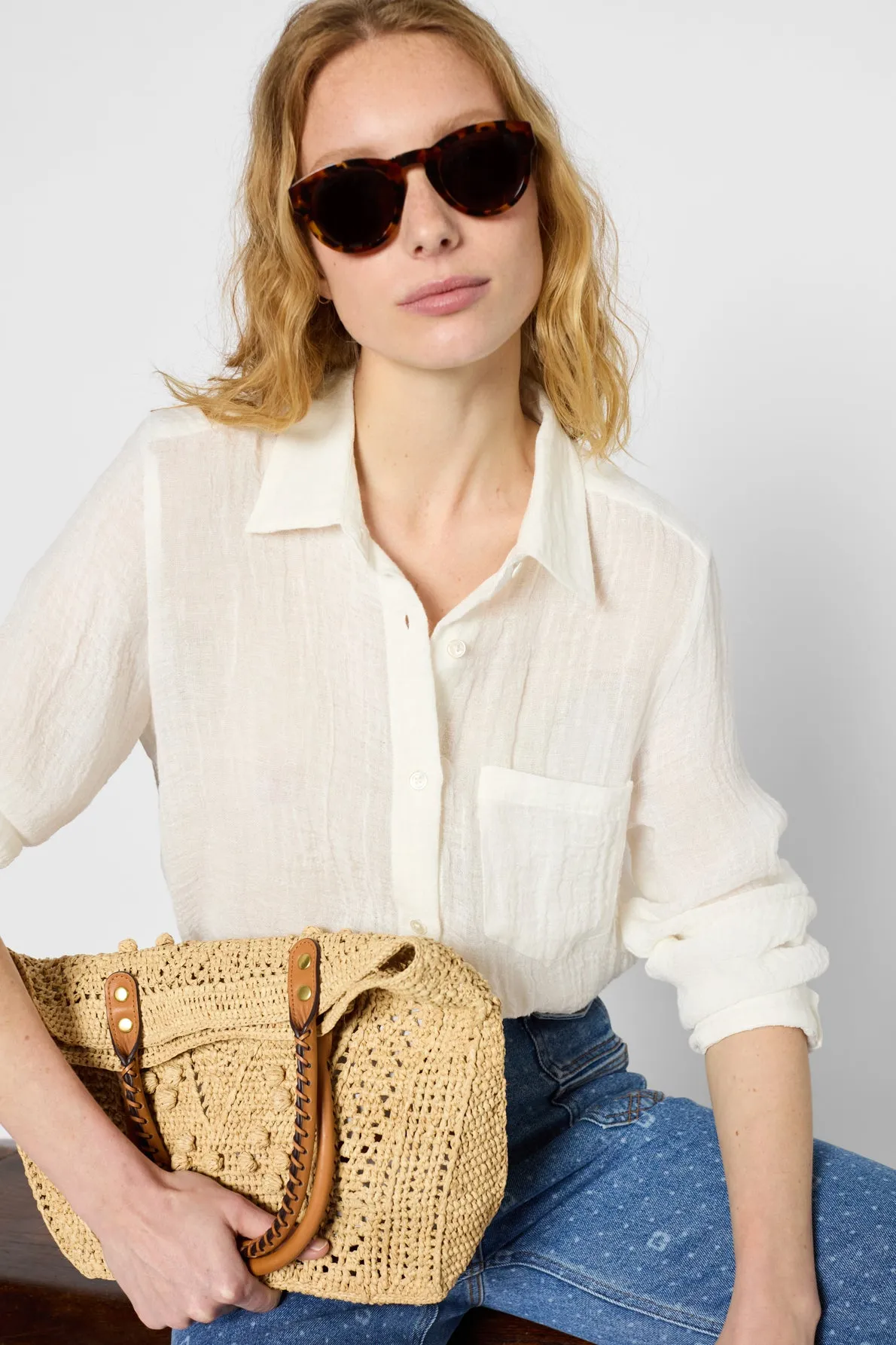 Blouse Uxana Dbca6b096 Ecru