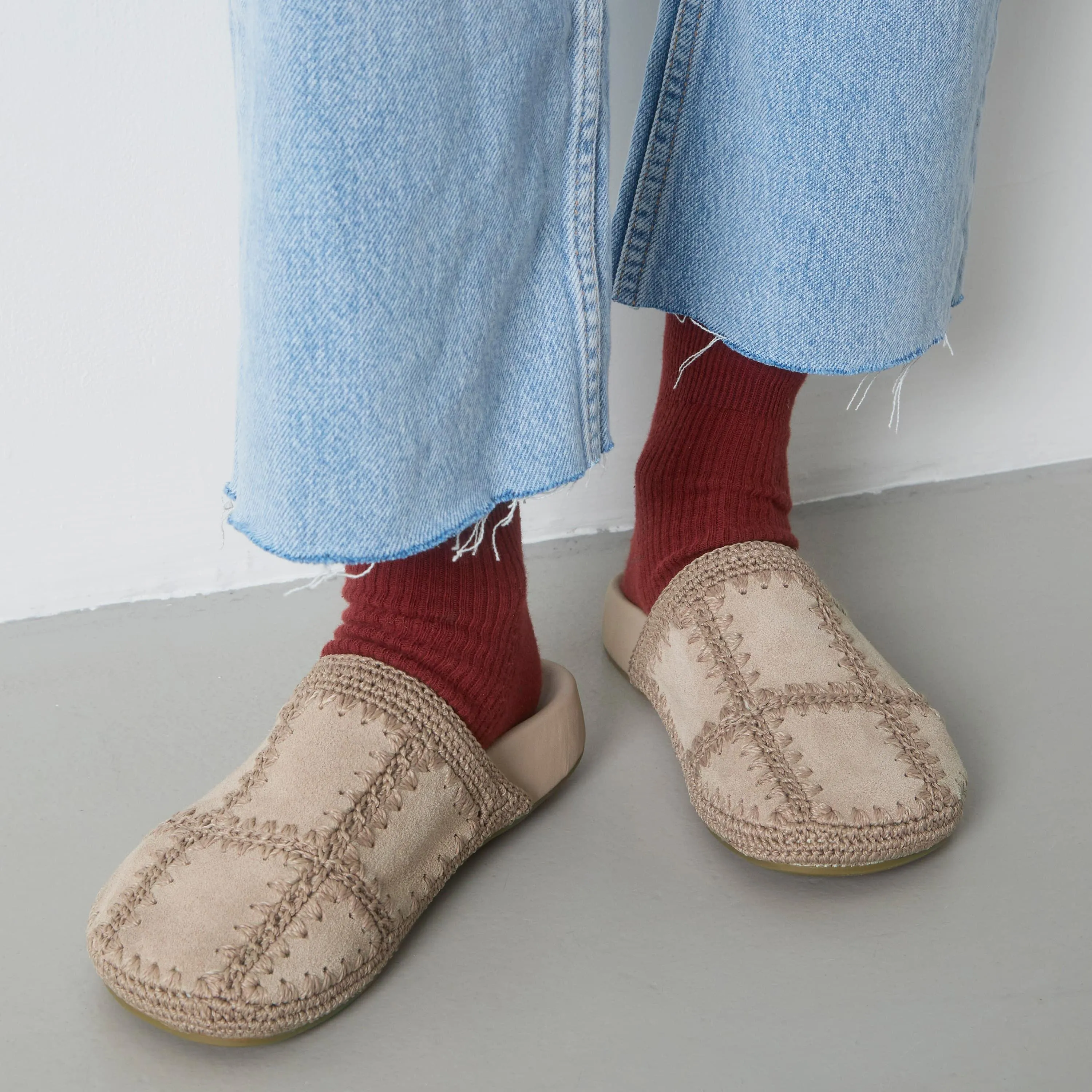 Bolinas Suede Clogs