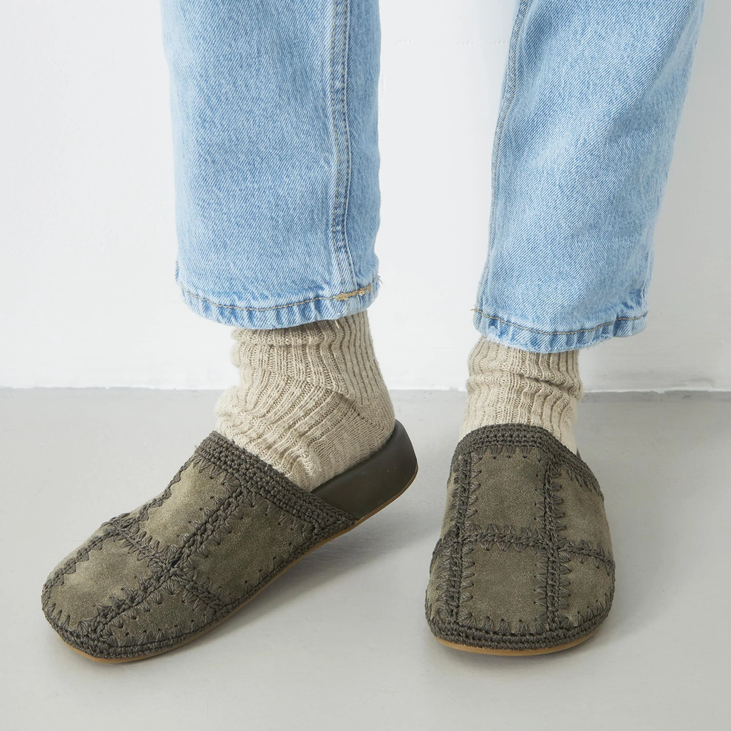 Bolinas Suede Clogs