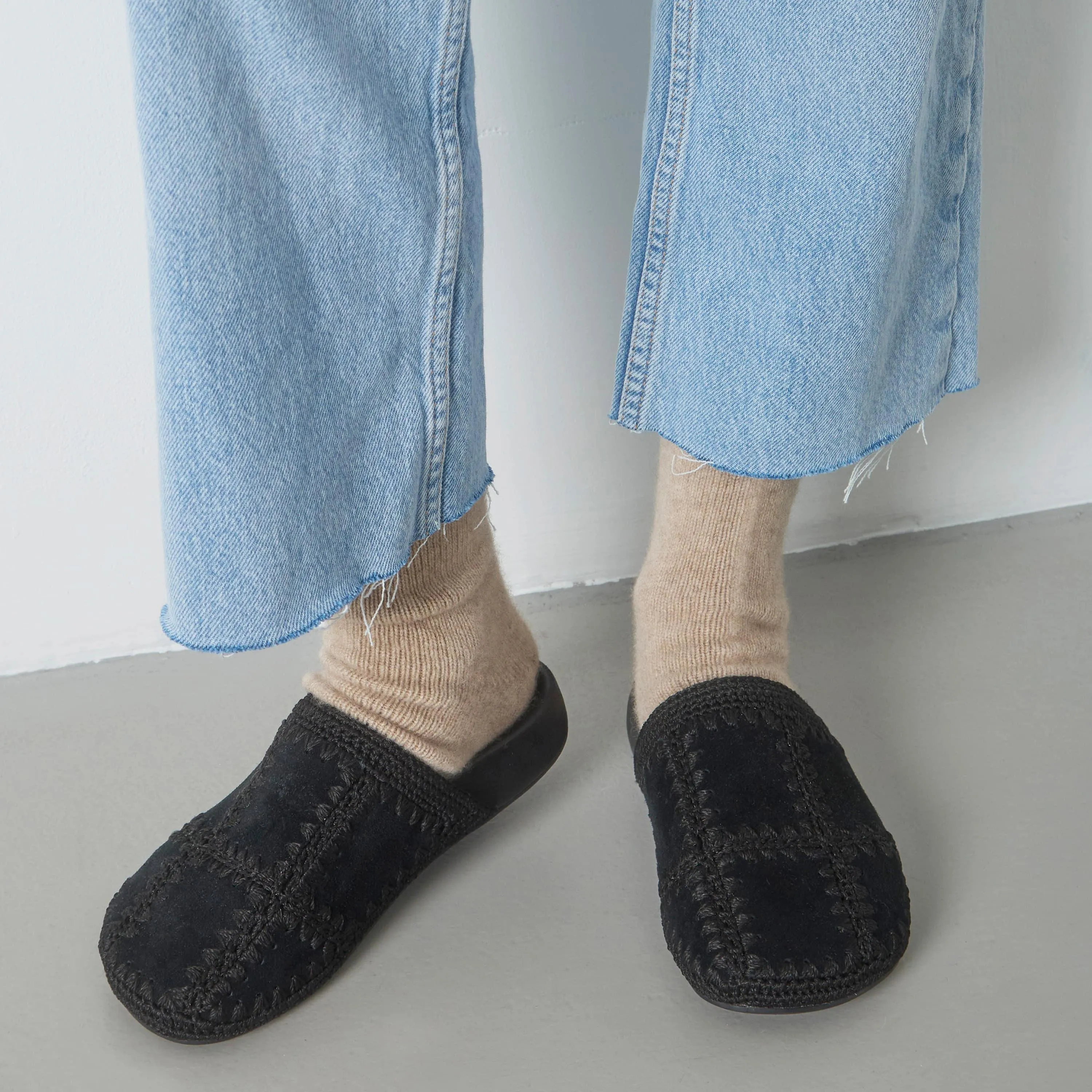 Bolinas Suede Clogs