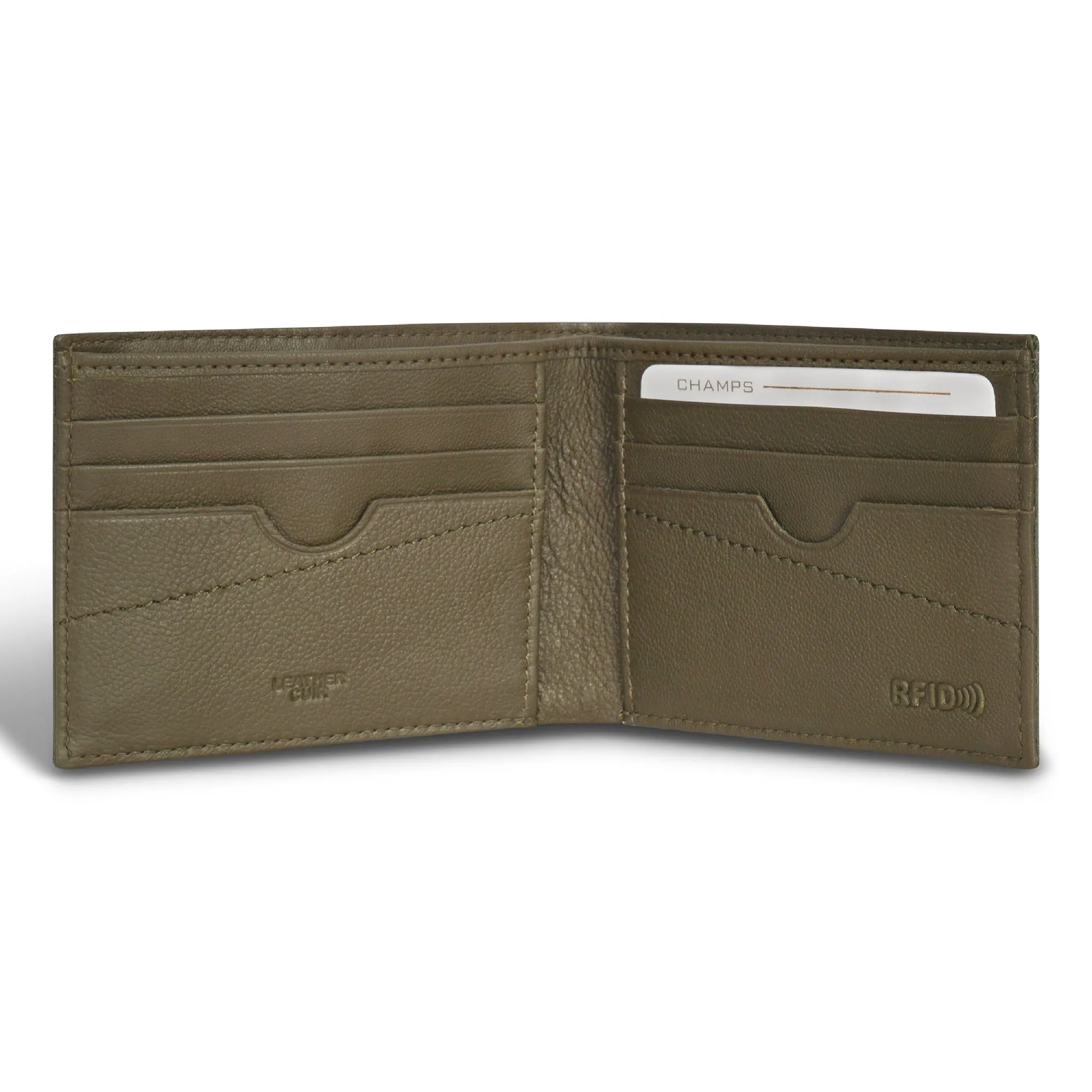 Camo / Leather Bi-Fold Wallet