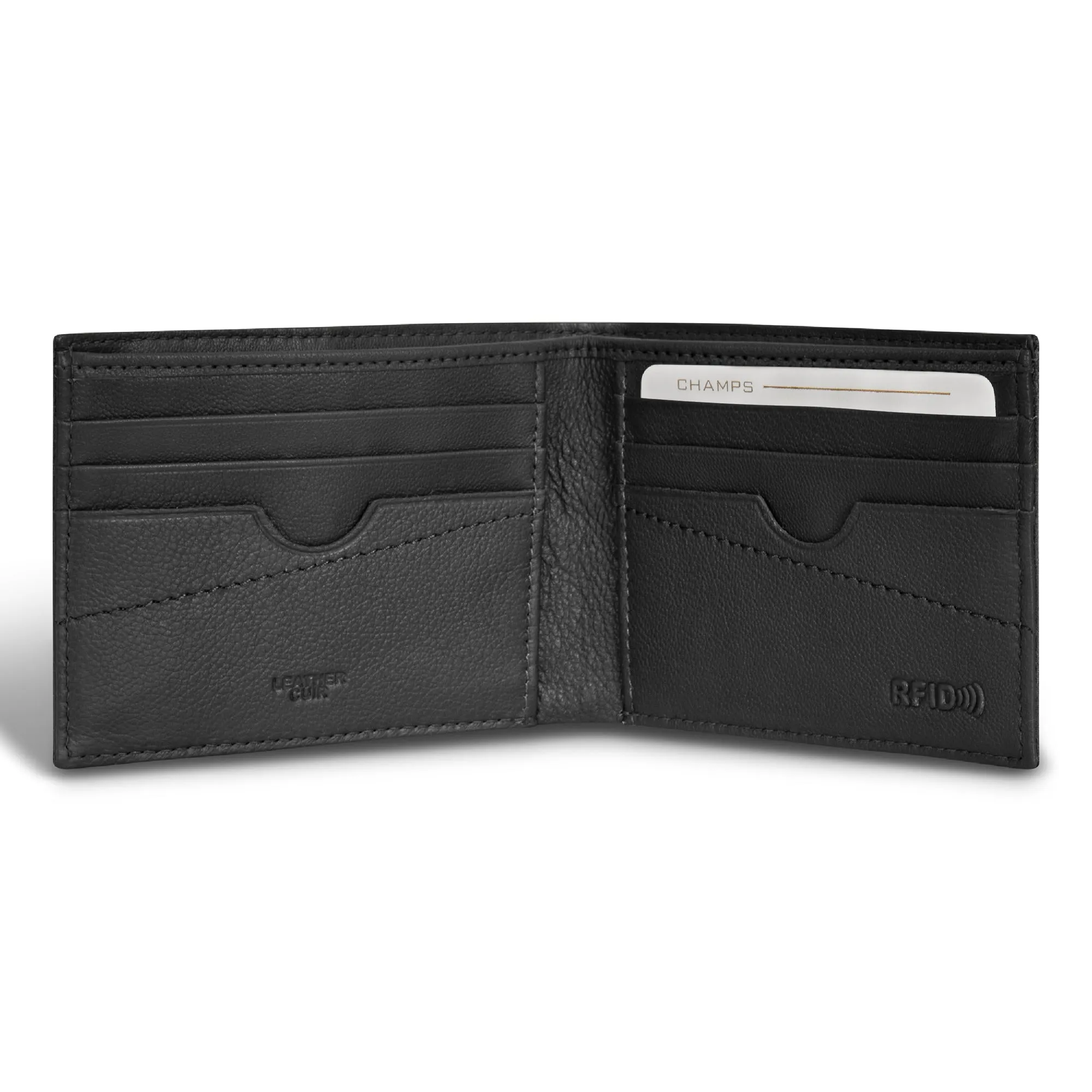 Camo / Leather Bi-Fold Wallet