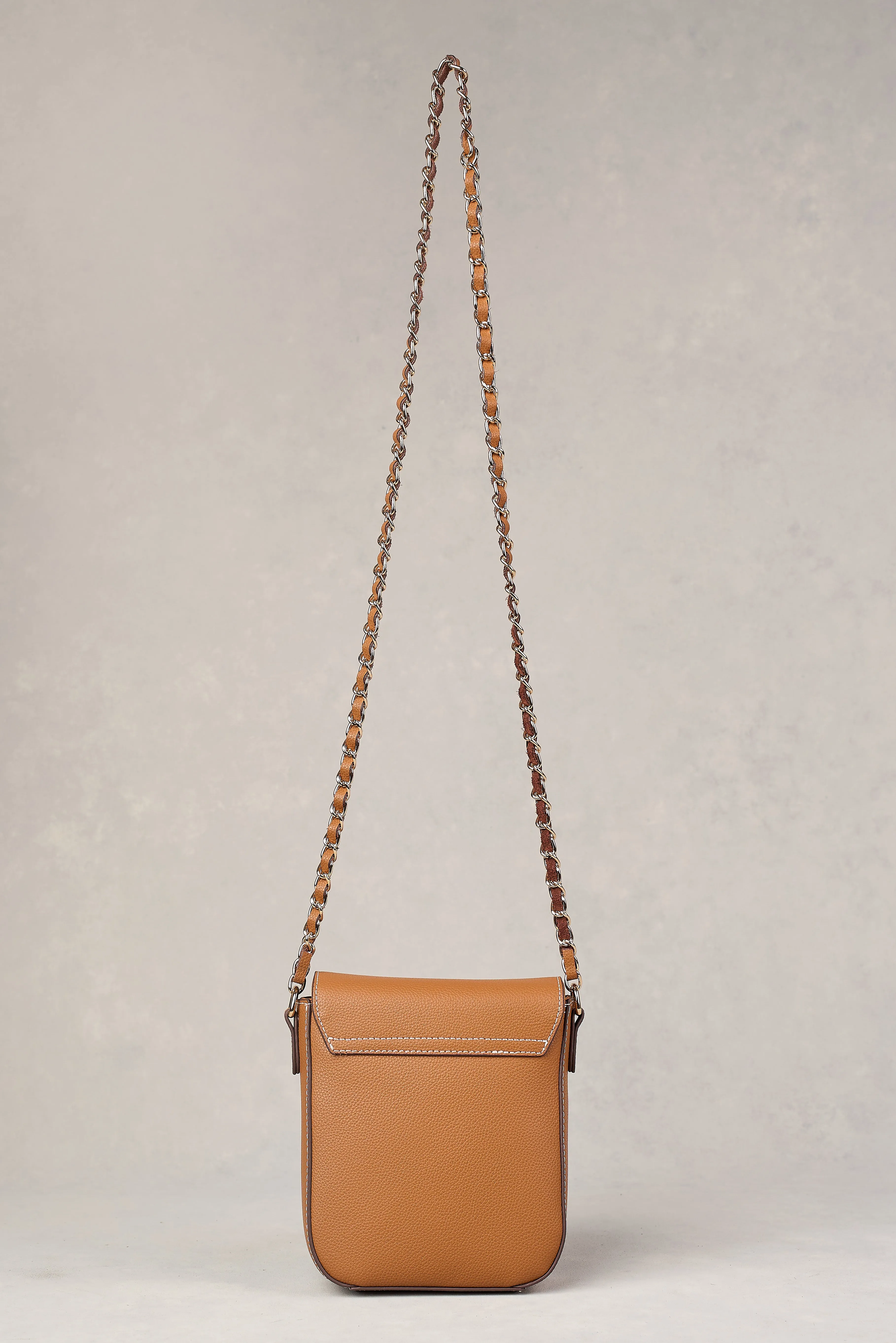 Catriona Leather Crossbody Bag - Tan