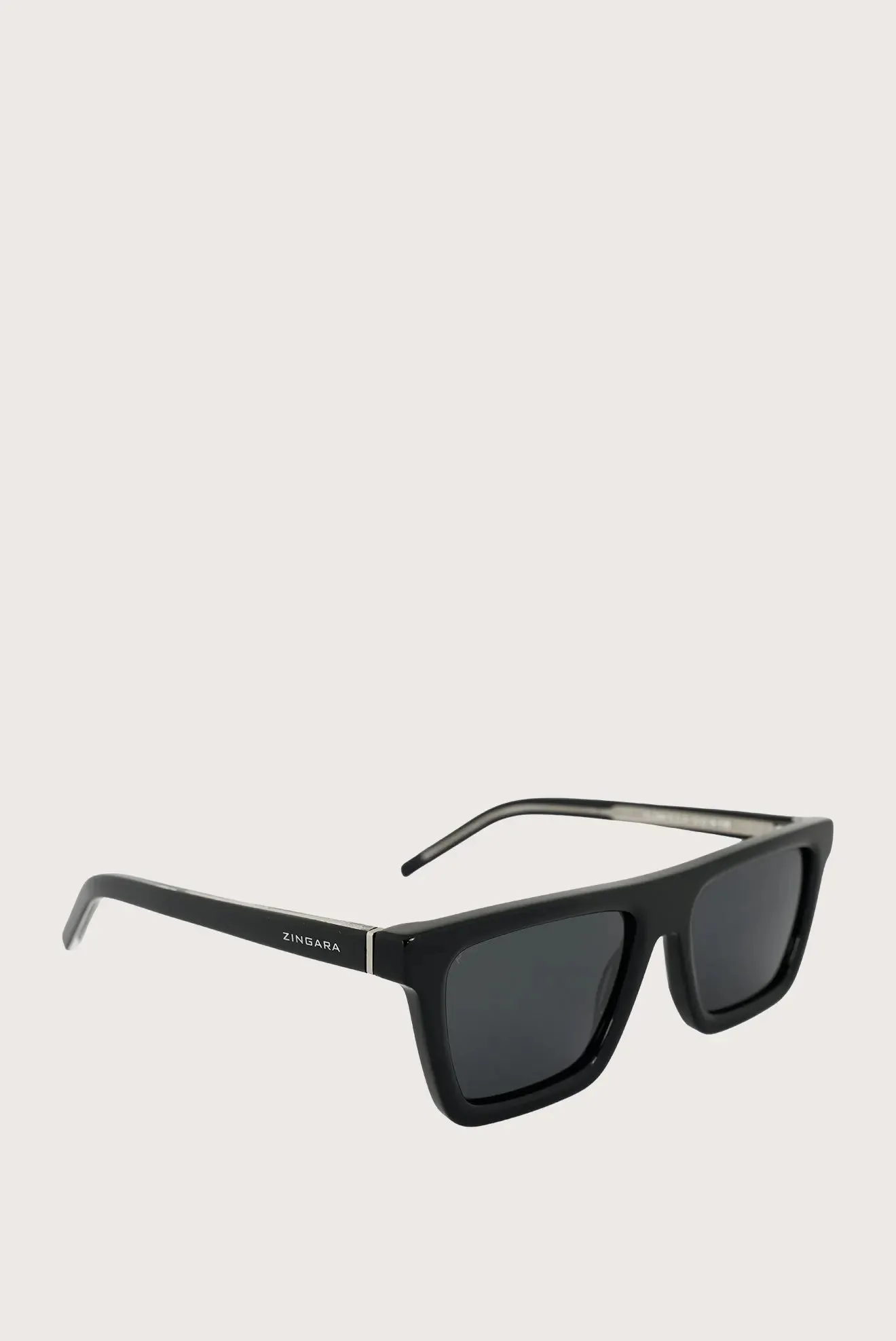 Clash S Sunglasses - Square - Shiny Black