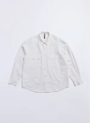 Cotton Seersuker Classic Utility Pocket Shirt