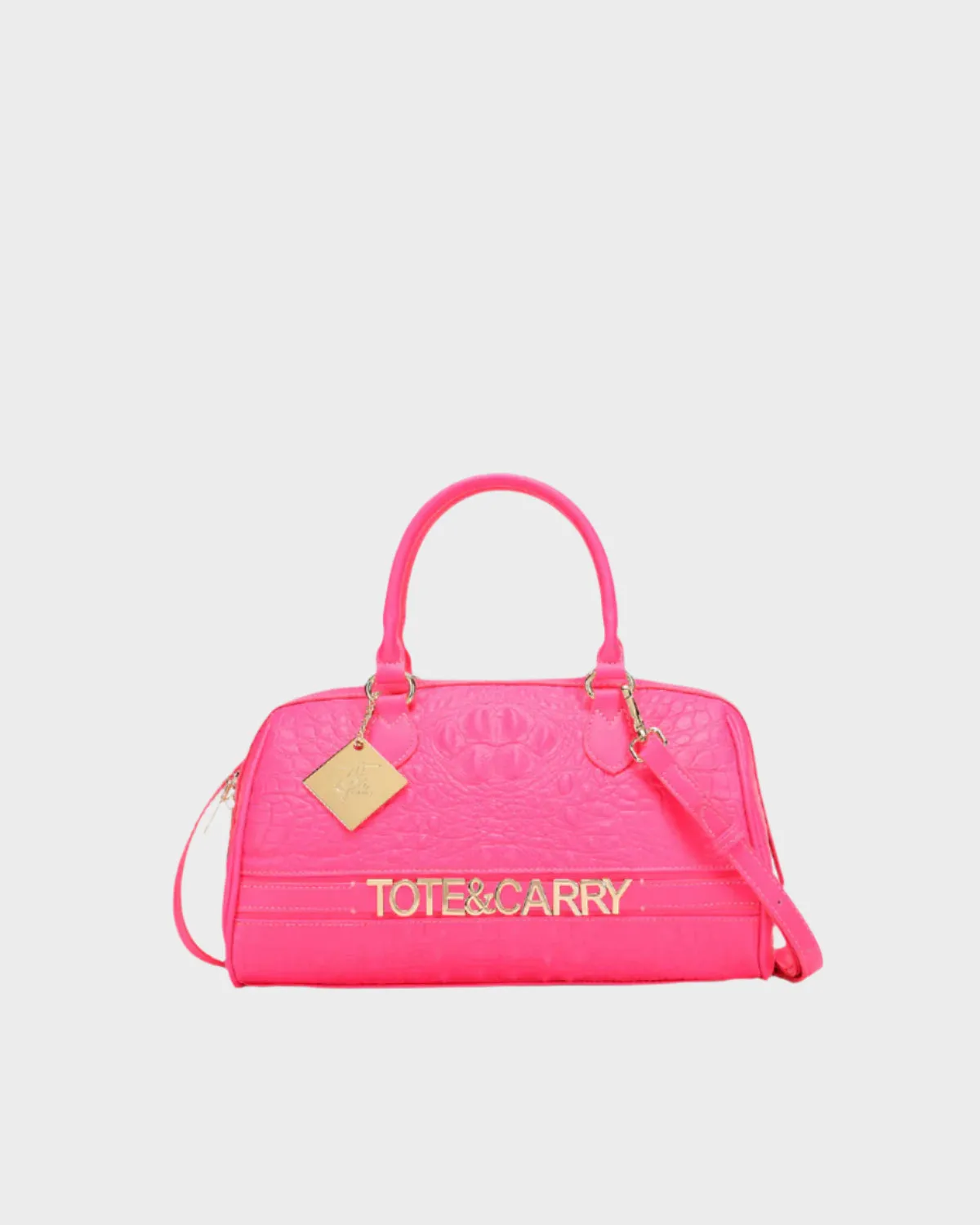 Couture Italy Purse in Neon Pink