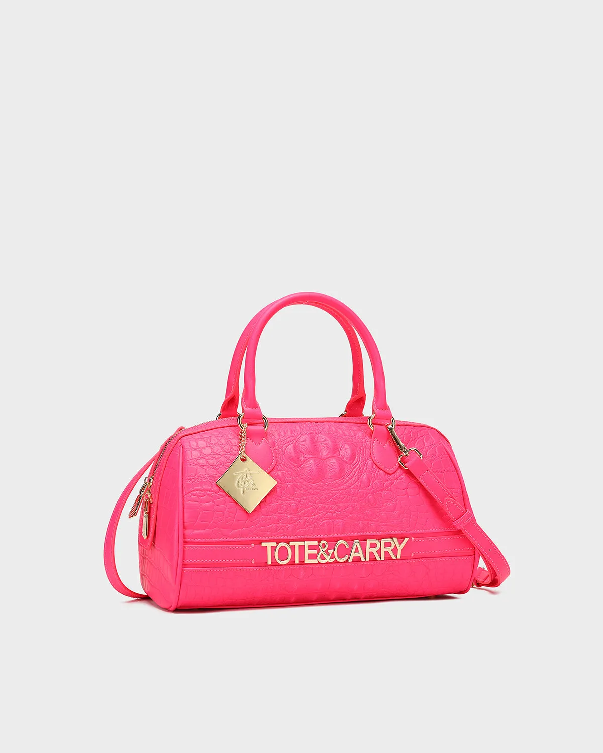 Couture Italy Purse in Neon Pink