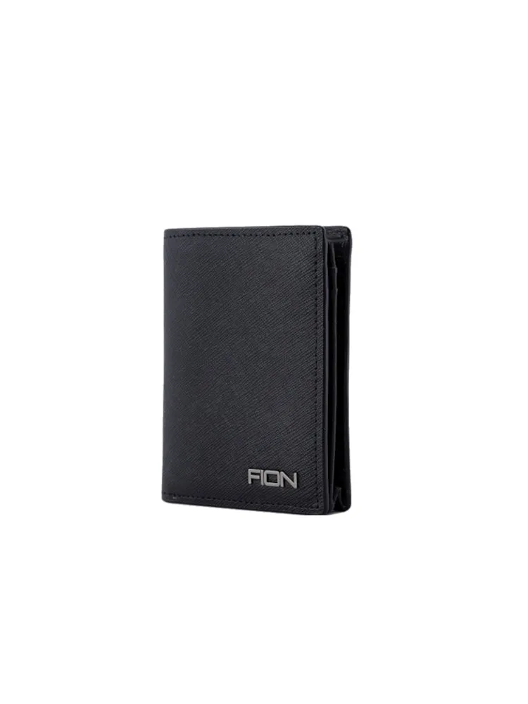 Cross Leather Short Wallet