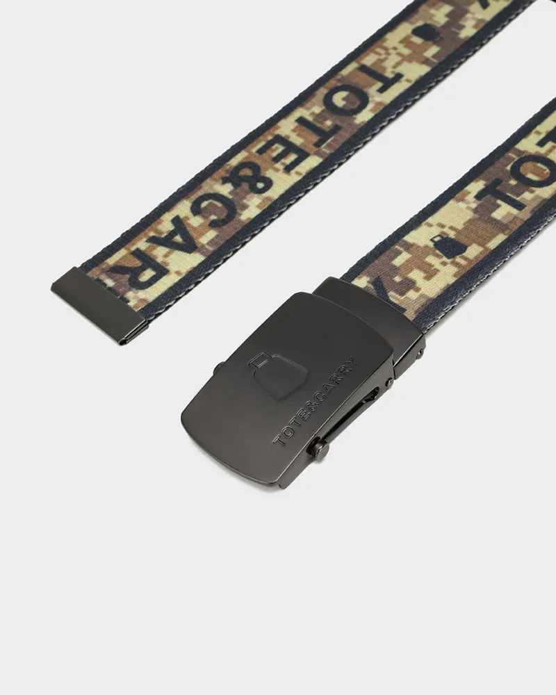 Digital Camouflage Belt in Tangerine