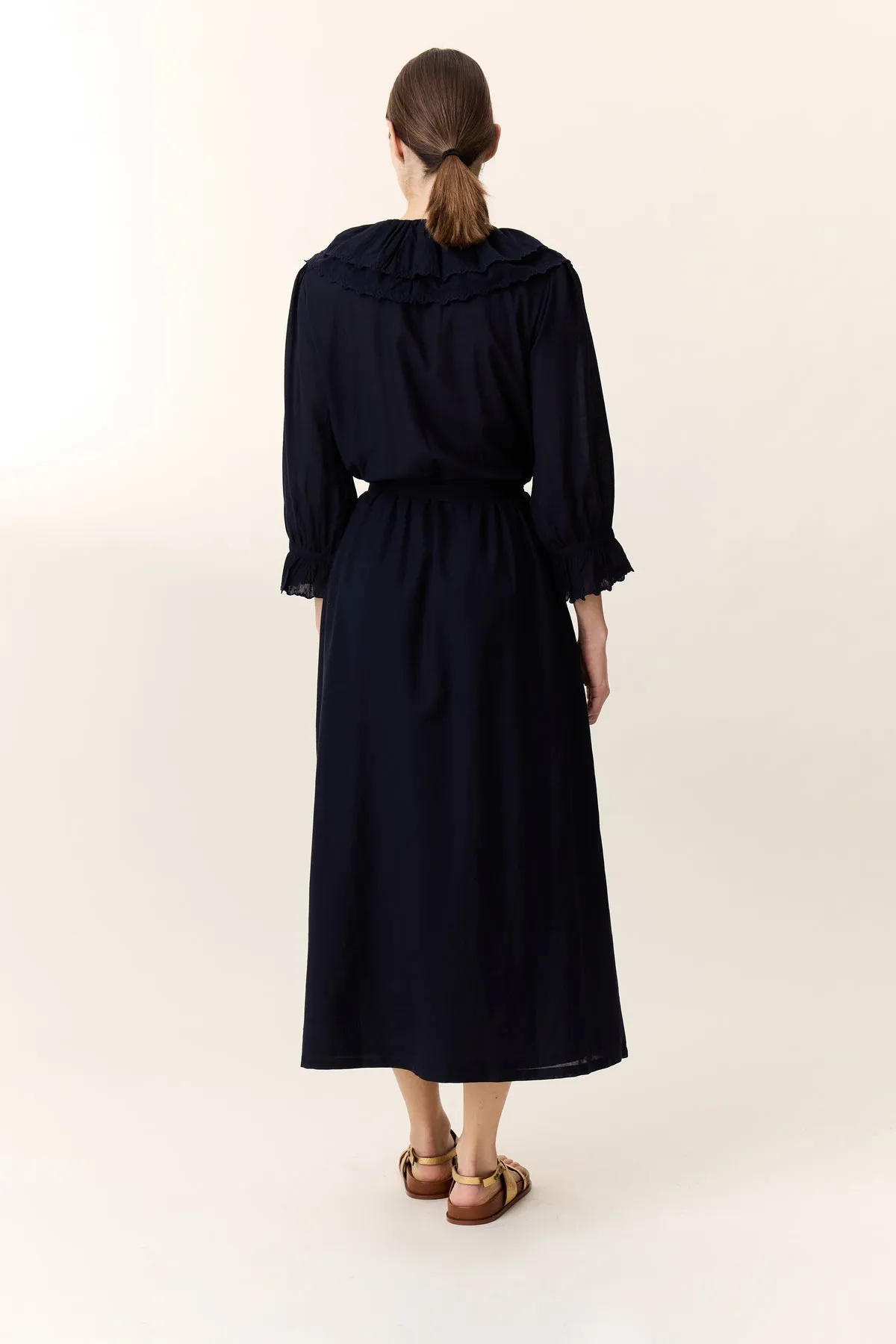 Dress Reem Tcv1 Reem Tcv1 Plain Black-Iris