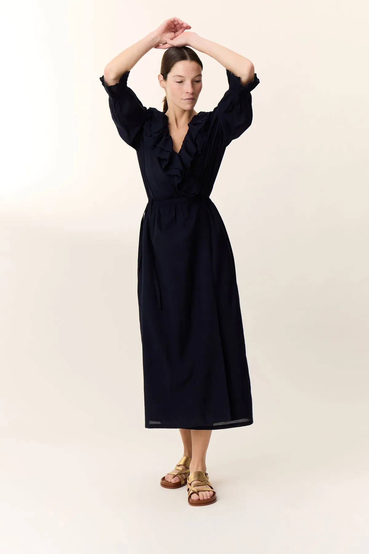 Dress Reem Tcv1 Reem Tcv1 Plain Black-Iris