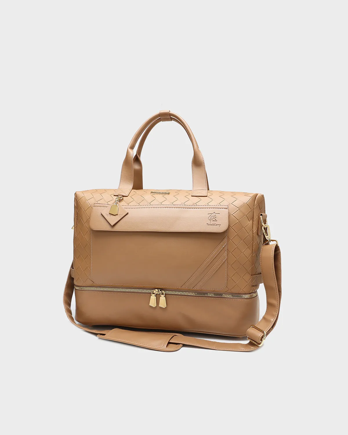 Duffle Bag Boy in Caramel Brown