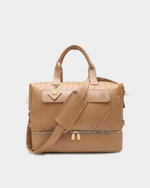 Duffle Bag Boy in Caramel Brown