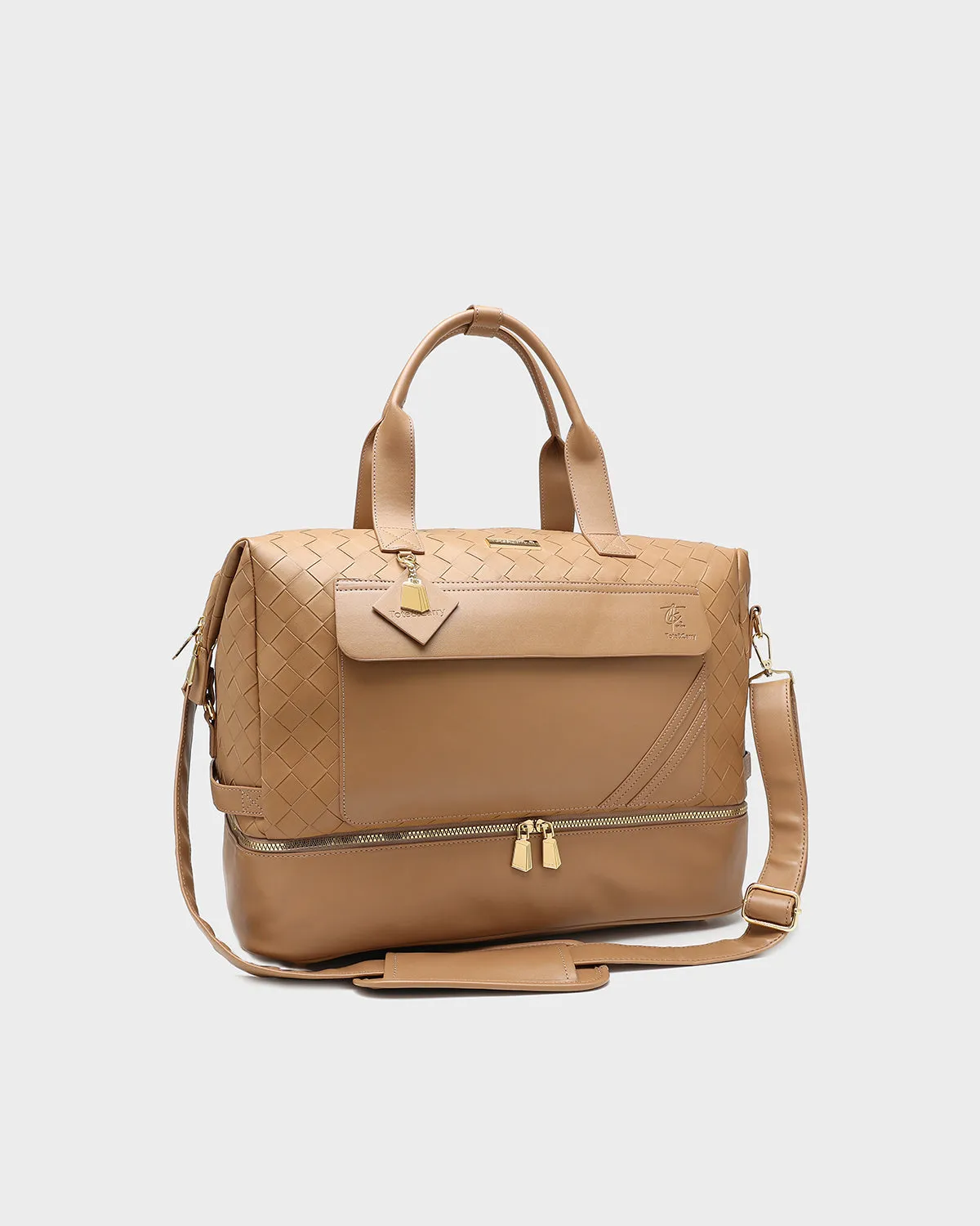 Duffle Bag Boy in Caramel Brown