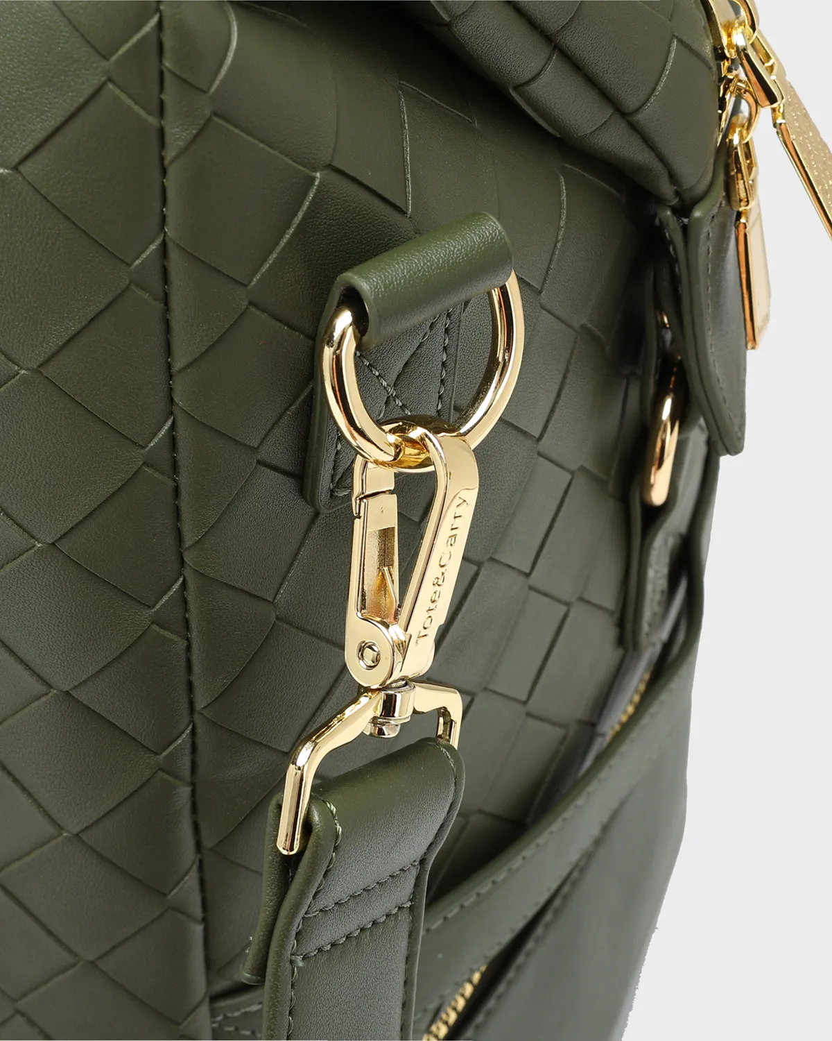 Duffle Bag Boy in Olive Green