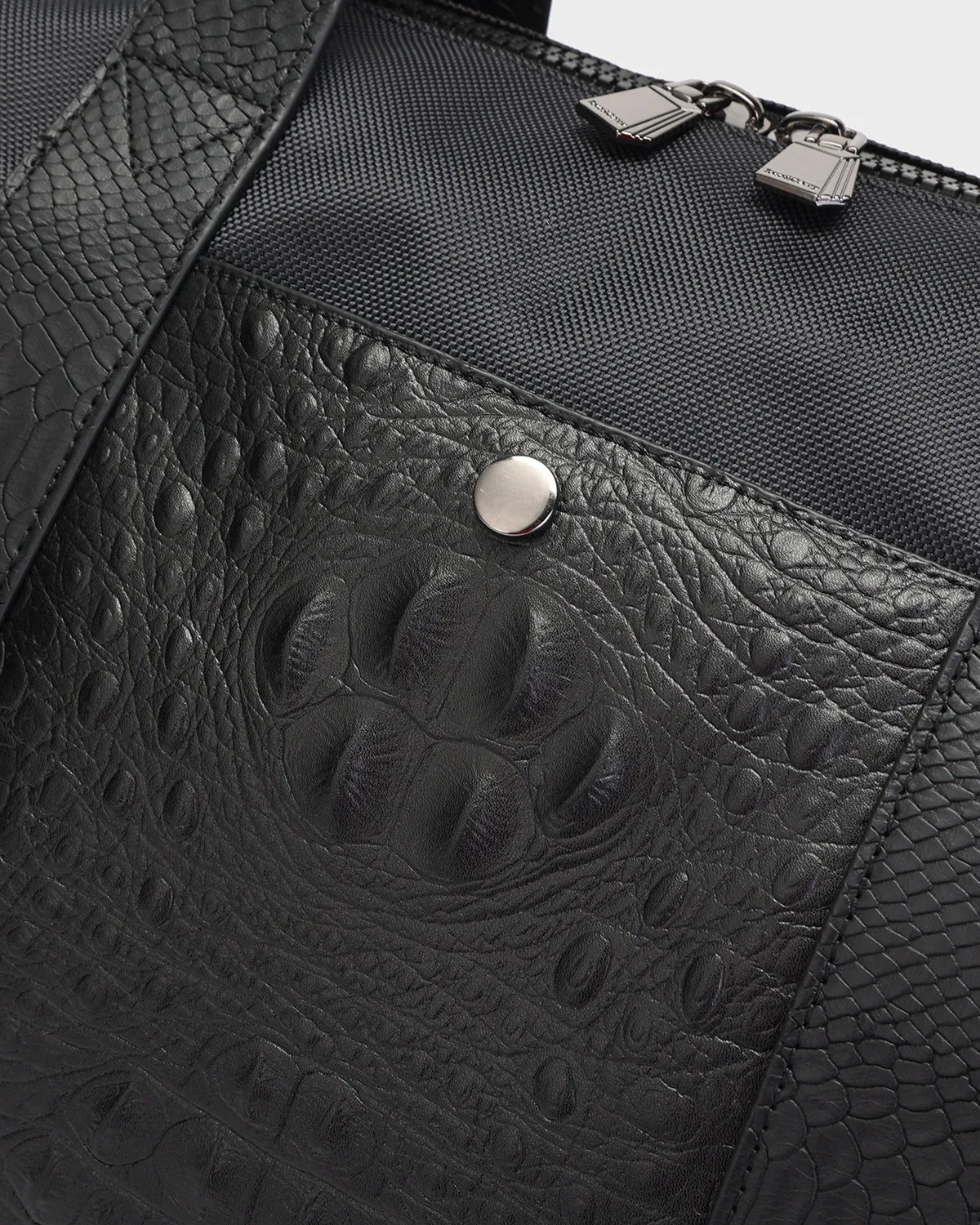Eclipse Nylon Duffle Bag in Black