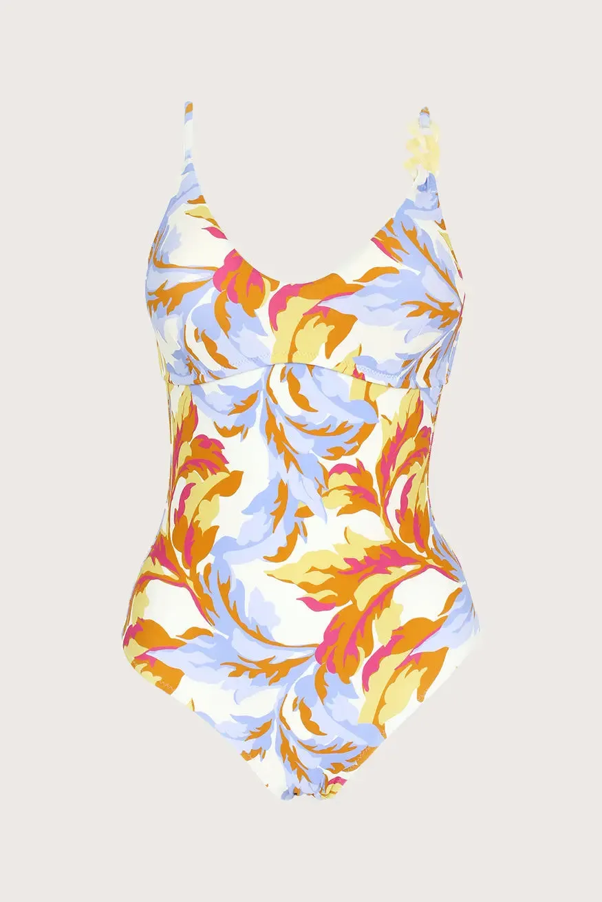 ECLIPSE ONE-PIECE SWIMSUIT WITH STRAPS