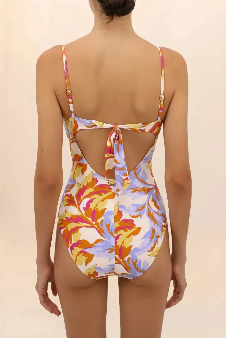ECLIPSE ONE-PIECE SWIMSUIT WITH STRAPS
