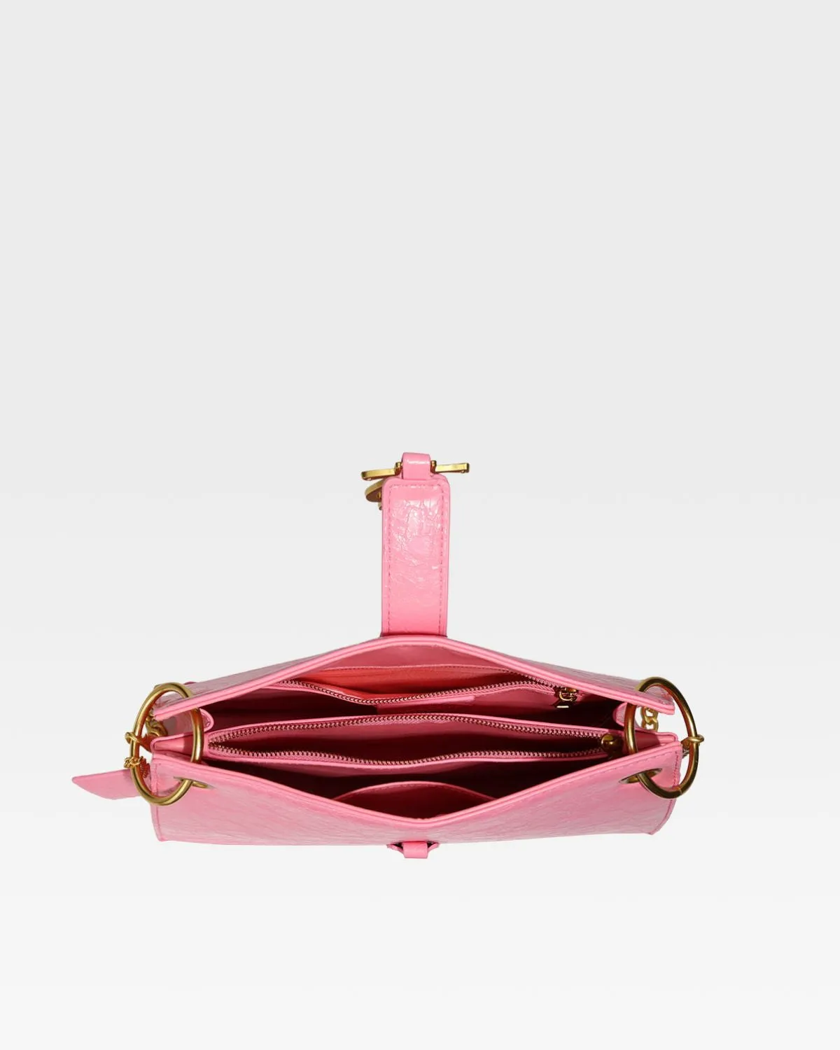 Elise Shoulder Bag in Baby Pink