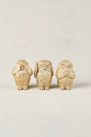 Figurine Owl Set Of 3