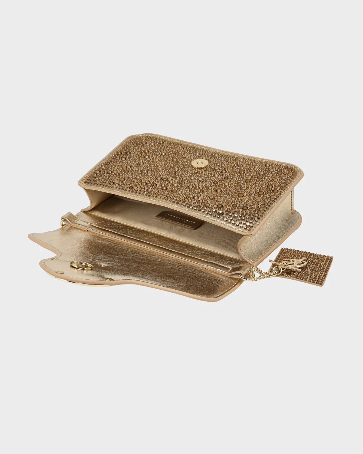 Glitter Shoulder Bag in Gold