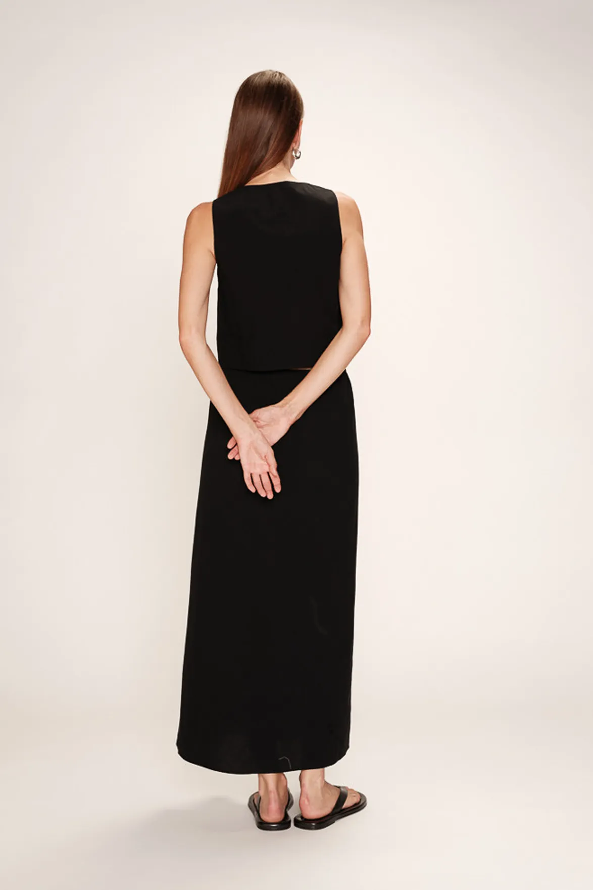 Grace & Mila Rousse Black Maxi Skirt