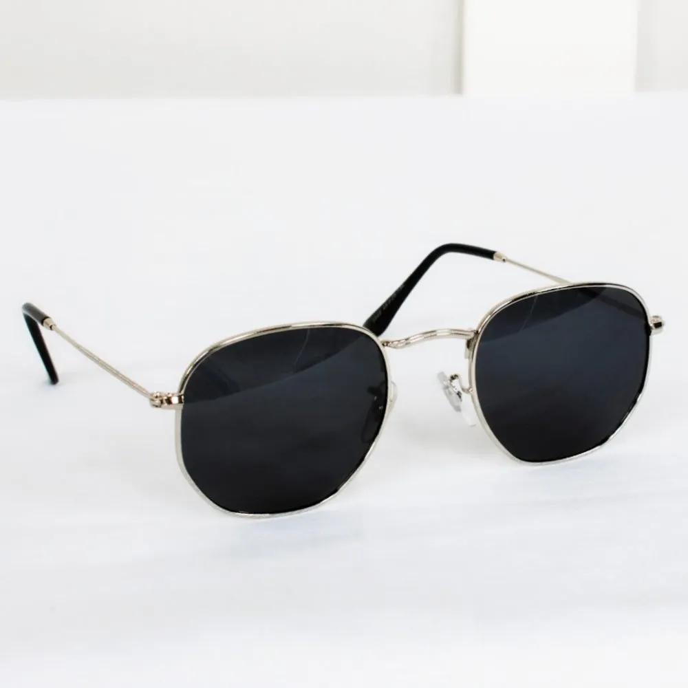Hailey Hexagon Frame Sunglasses