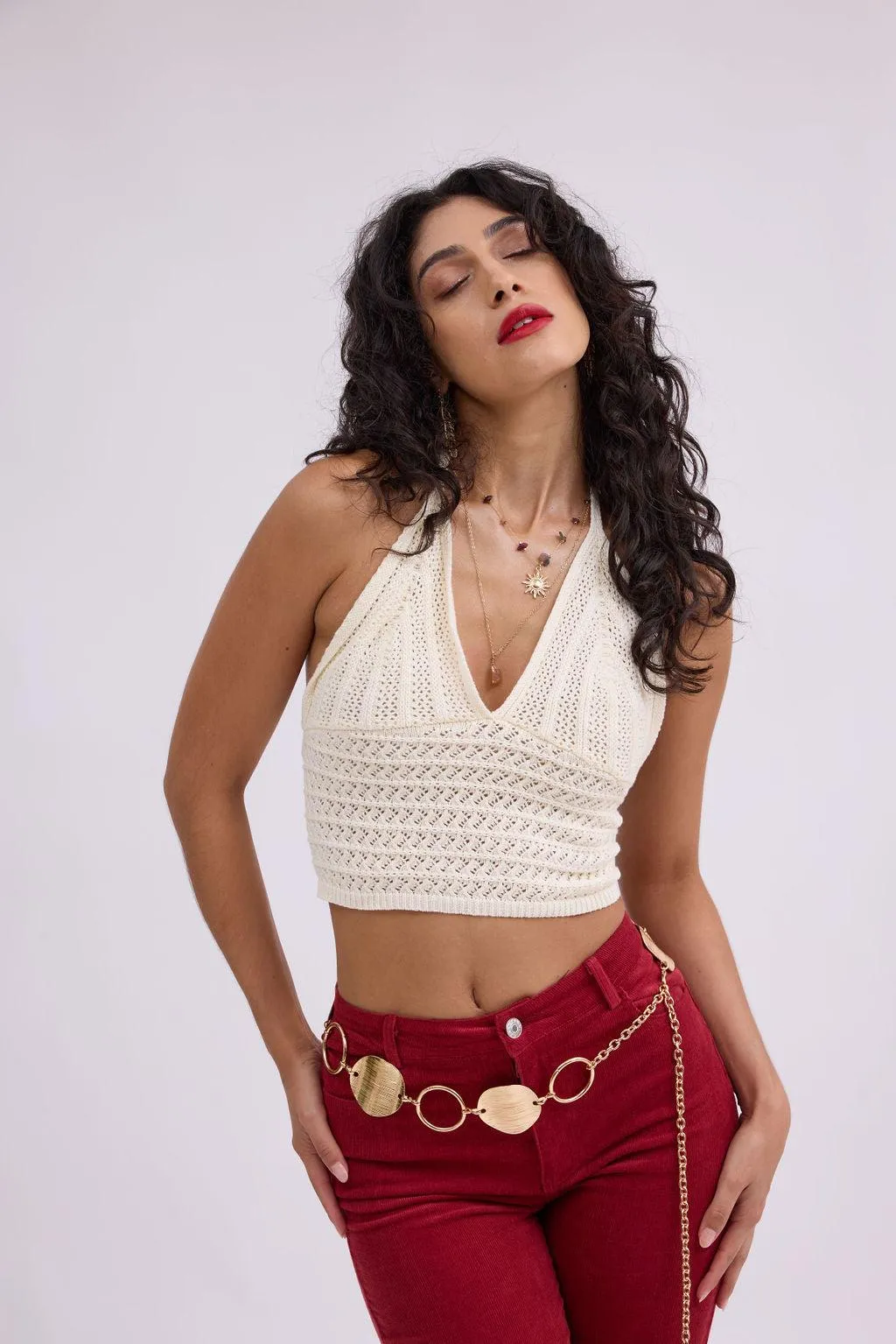 Hollow Gold Waist Chain