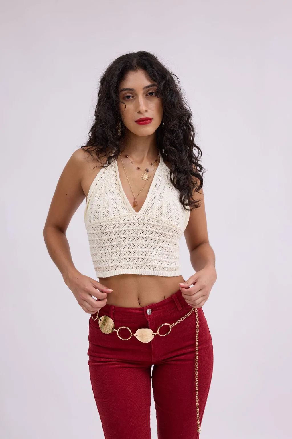Hollow Gold Waist Chain